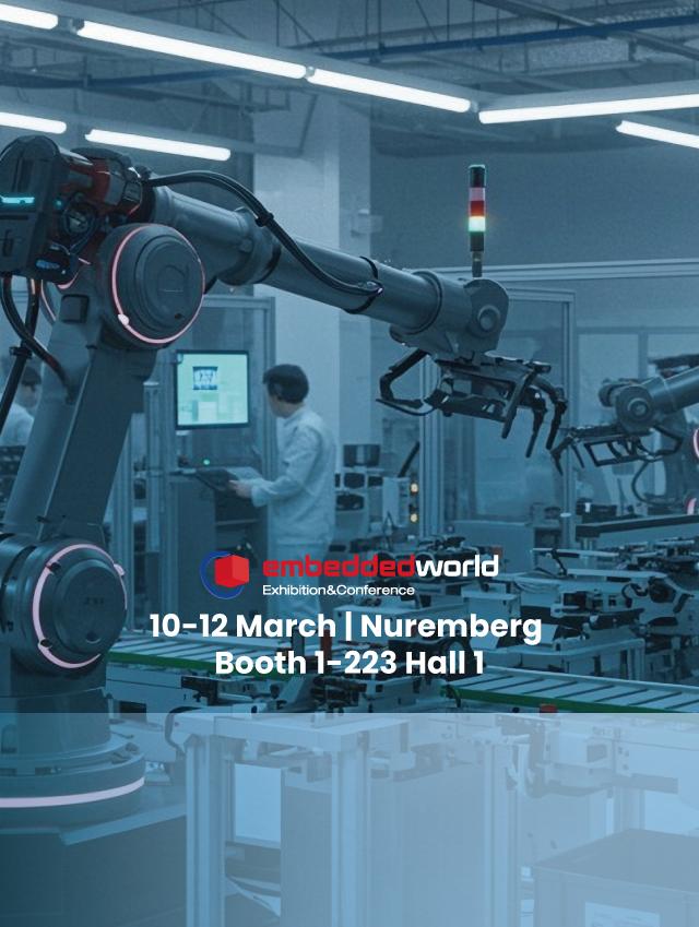 Visit us at Embedded World 2026!